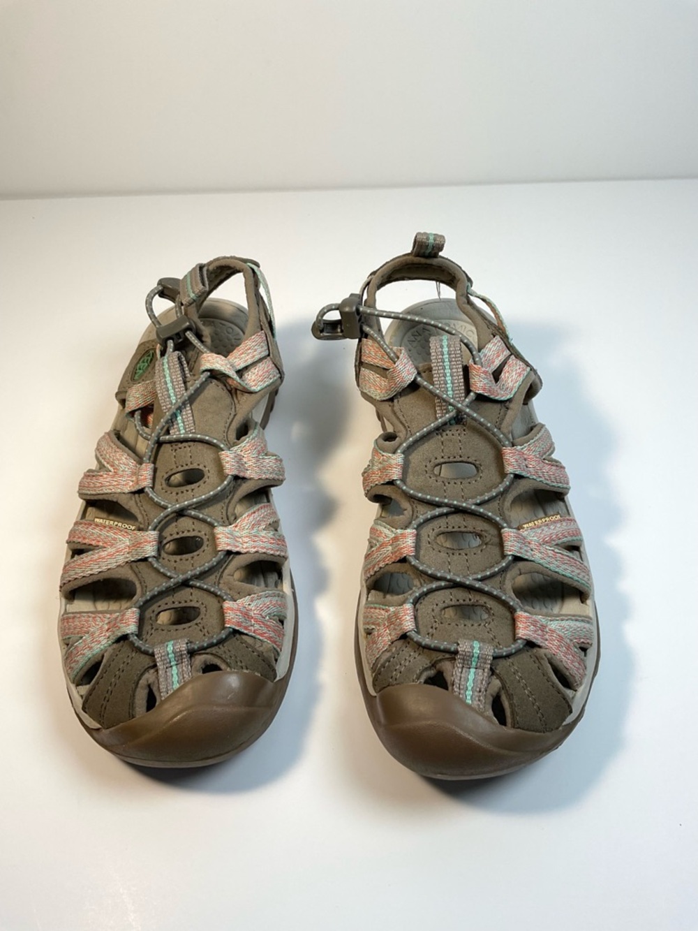 KEEN Waterproof Hiking Sandals Womens Size 7 Outdoor Comfort Trail Shoes - Picture 4 of 10